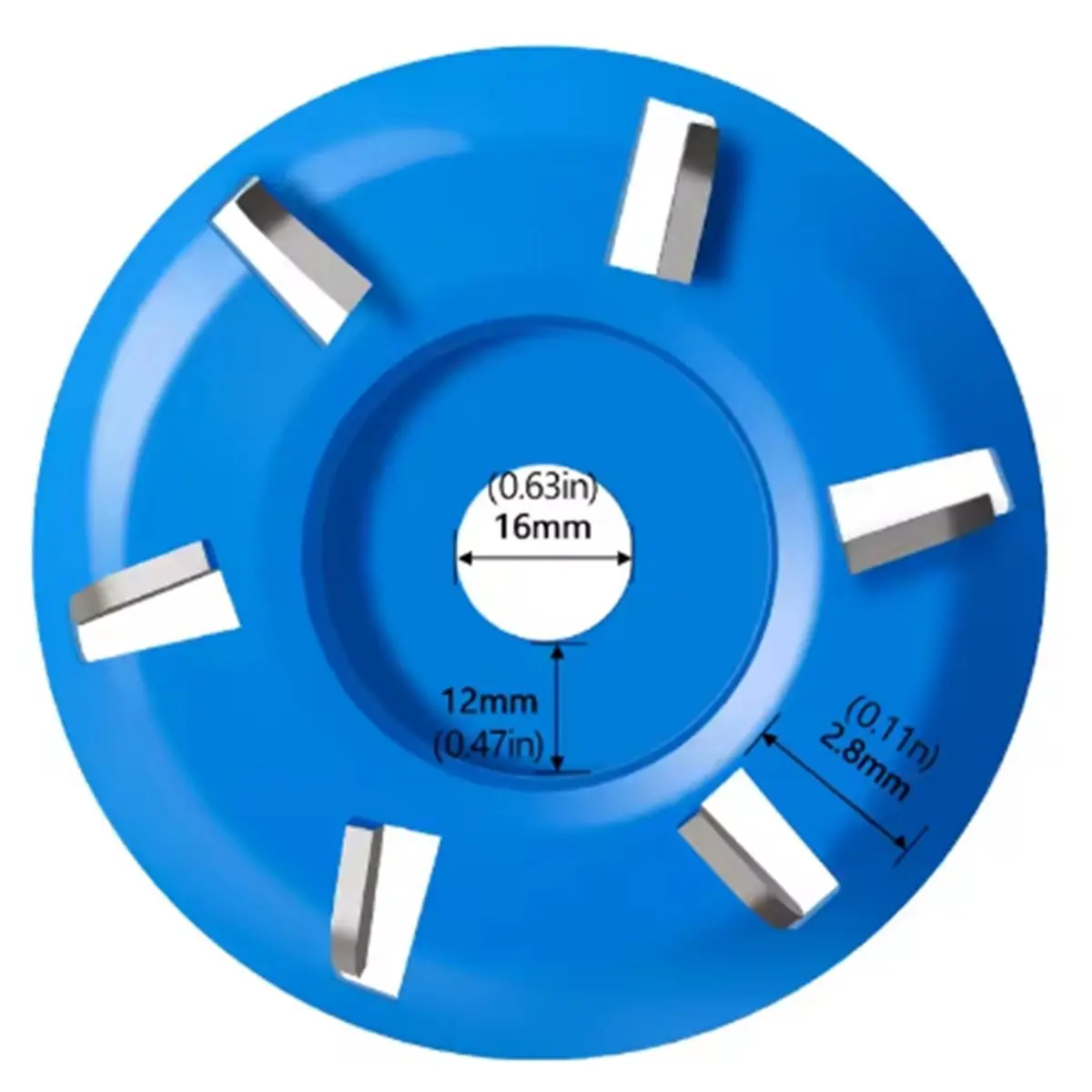 DT35BG Wood Carving Disc Wood Grinding Wheel 5/8in Arbor Tea Trays Polishing Wood Carving Tools Woodworking Disc