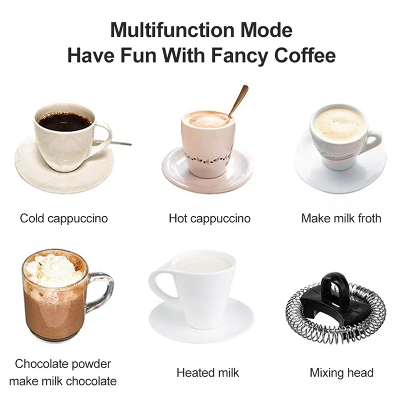 

【New-Sale】Automatic Hot & Cold Milk Frother Warmer For Latte Foam Maker ,Coffee Hot Chocolates Cappuccino Coffee Machine
