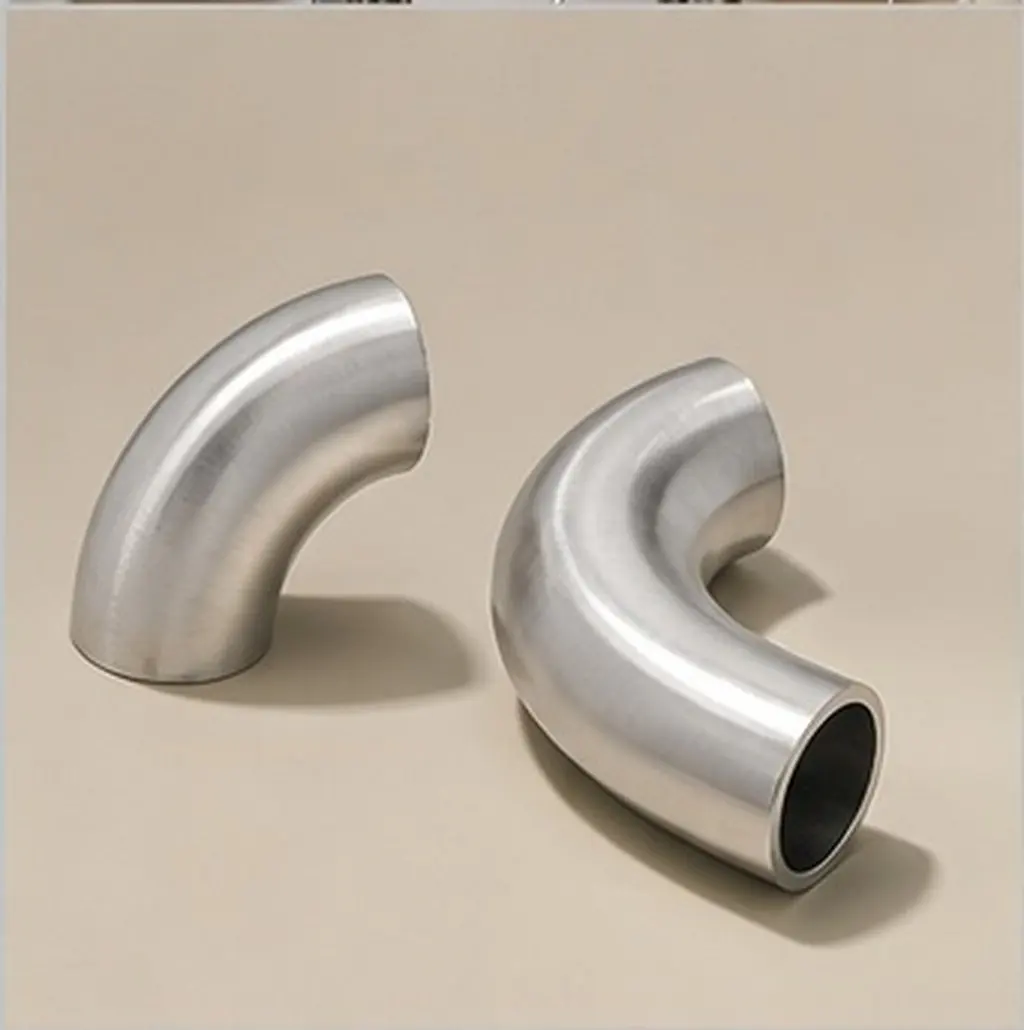 2Pcs Stainless Steel Elbow Pipe Fittings Polished Exhaust Bend Connector for Car Modified Supply Handrail Stair Hardware