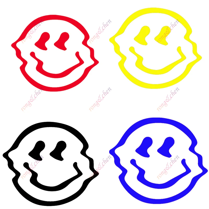 

Funny Car Sticker Smiling Face for Car Motorcycle Racing Helmet Laptop Trunk Body Car Window Surfboard Waterproof PVC Decals