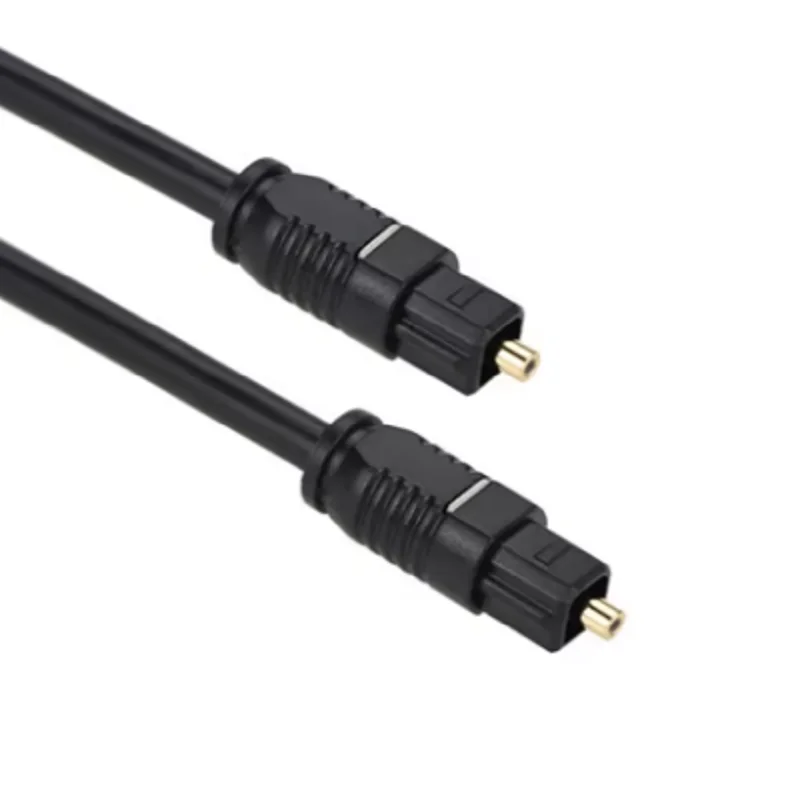 كابل صوت رقمي من الألياف الضوئية SPDIF MD DVD TosLink سلك رصاص مطلي بالذهب توصيل لمشغل DVD CD Xbox 360 PS3 كابل