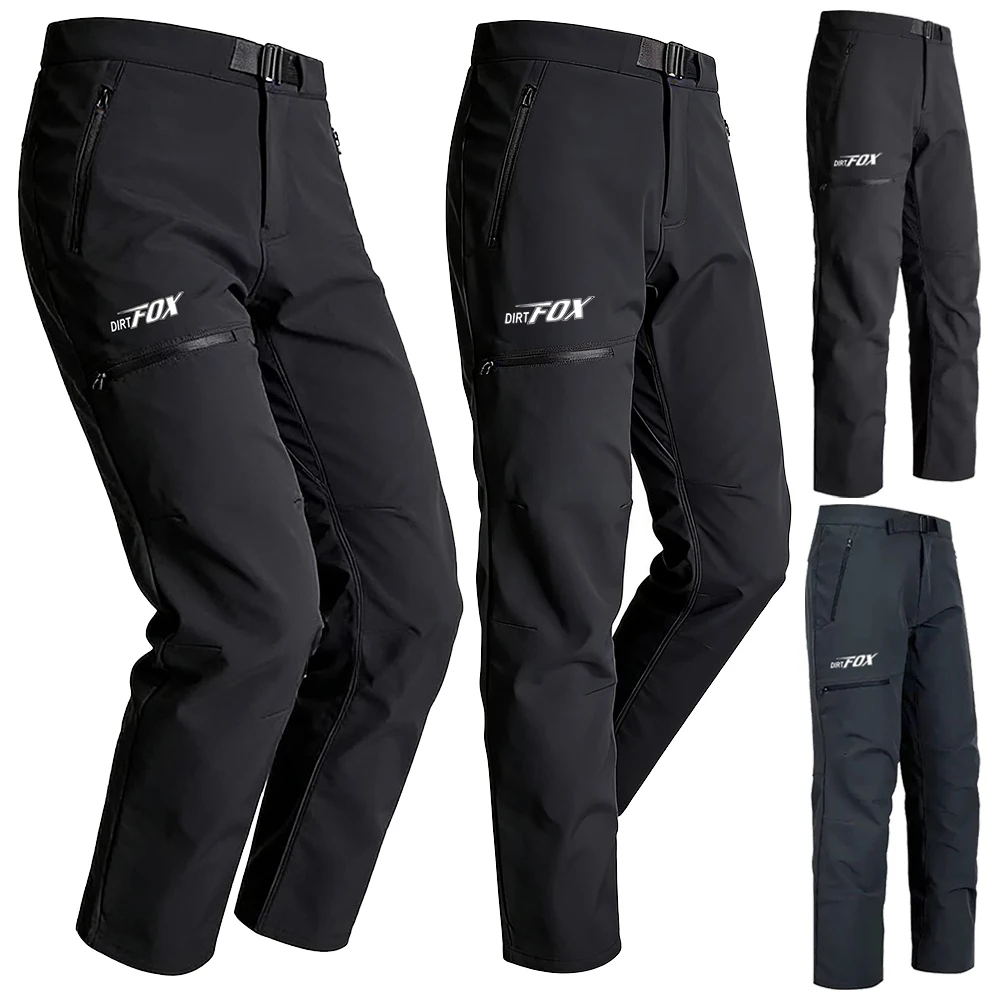 DIRTFOX Cycling Trousers Man Waterproof Road Racing Mountain Bike Pants Deportivo Hombre Bicycle Bottoms Mtb Downhill Long Pants