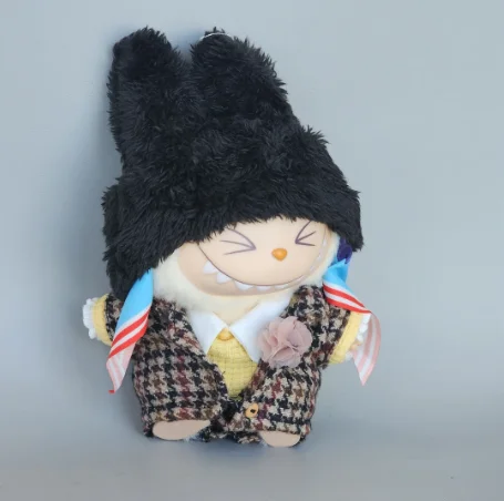 New labubu clothes-G-Dragon ZOA POWERMV modeling 1st&3rd generation plush doll Hats, bandanas, clothing sets Five-piece set