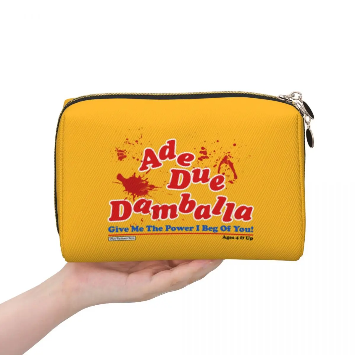 Child's Play Chucky Voodoo Chant Women Cosmetic Bags Travel Makeup Organizer Pouch Toiletry Storage Dopp Kit Case