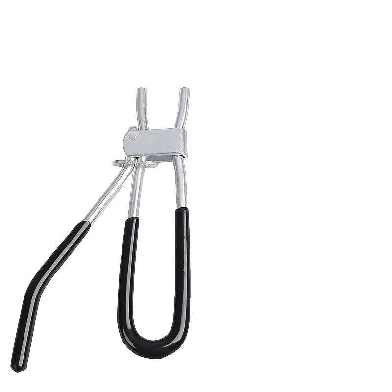 Alicates de abrazadera de tubo de aceite de aleación con mango antideslizante ergonómico para reparación confiable de frenos y mangueras de combustible en varios vehículos automotrices