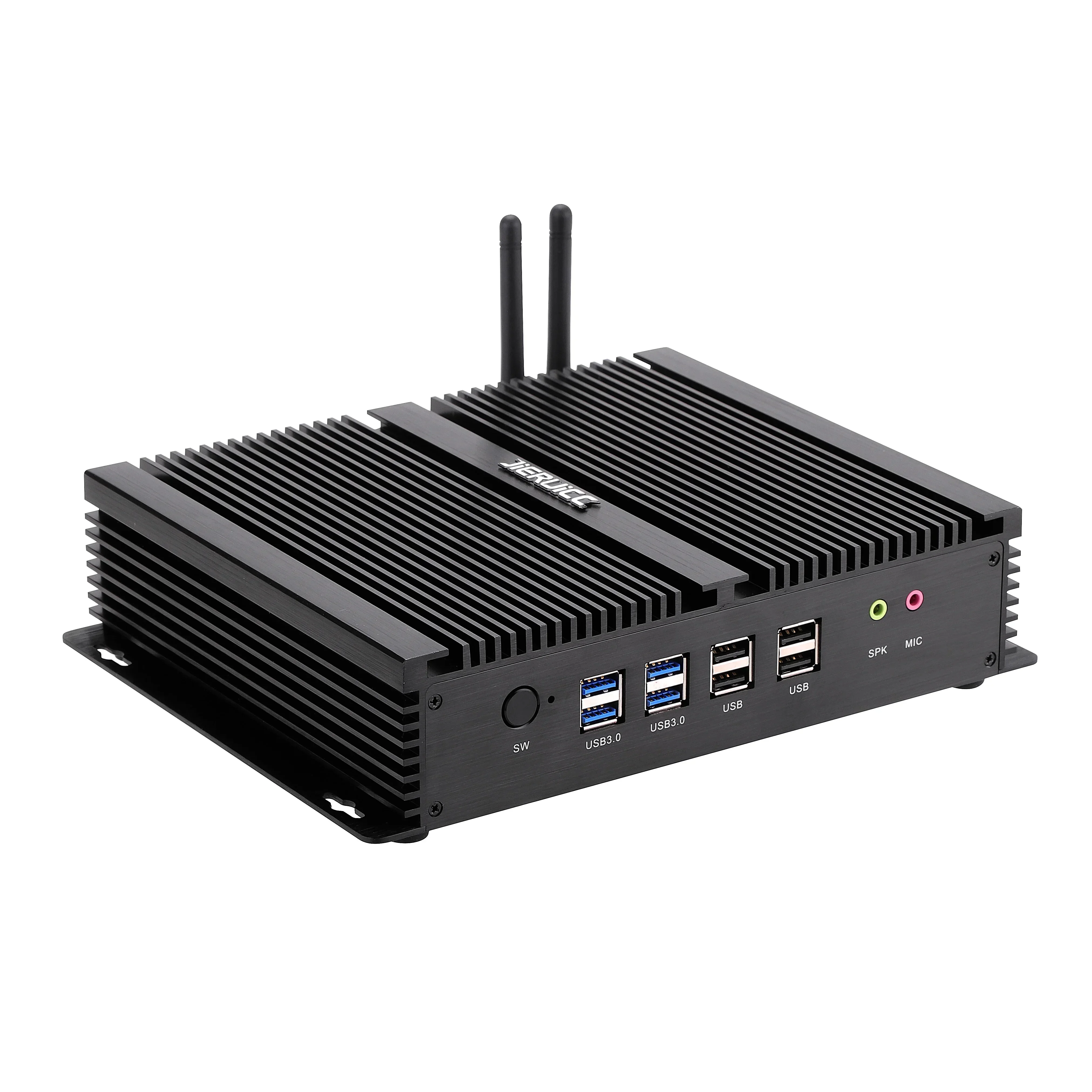 NEW Industrial Mini Pc Computer Core I3 I5 I6 Linux Ubuntu 2 Gigabit Ethernet 6 Rs232 Rs422 Rs485 Micro Computator
