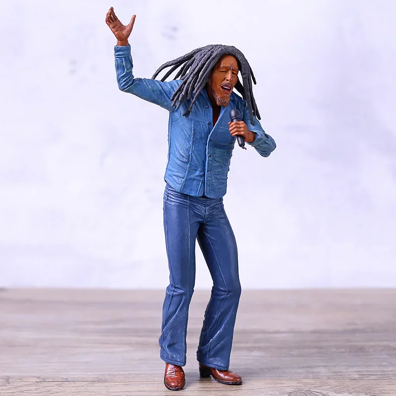 Jamaica Reggae Singer Bob Marley PVC Figure Model Fan Collection Toy