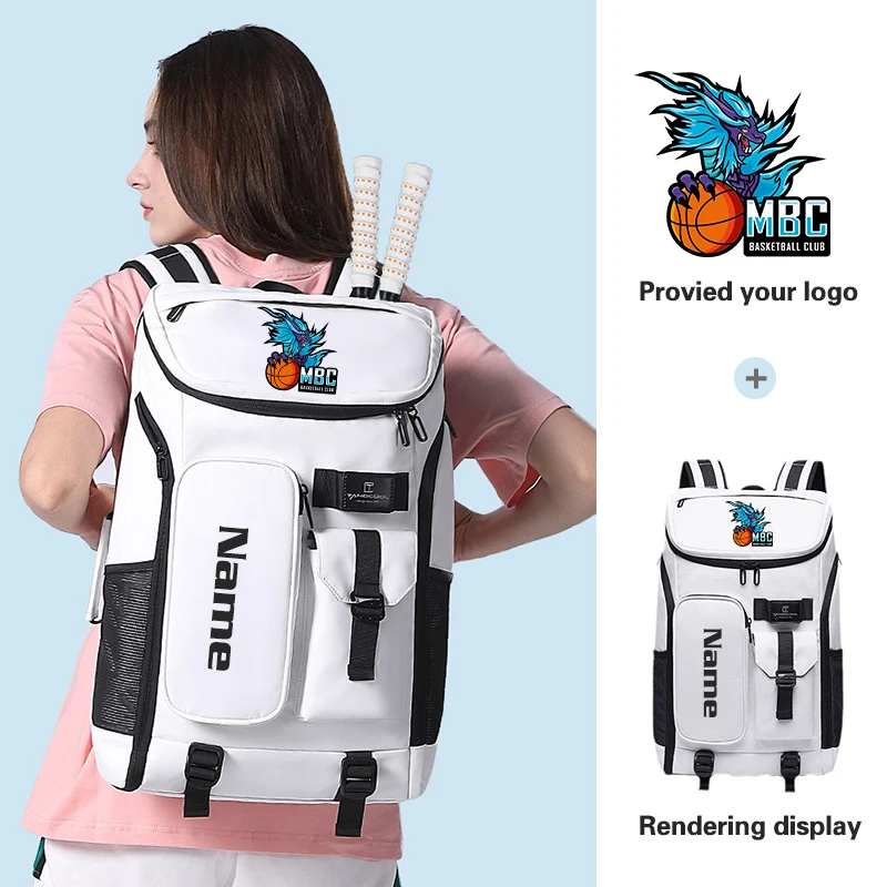 Custom logo Badminton Tennis Sports Bag Large-capacity Racket With Shoe Bag  High-quality Racket Bag personality customization