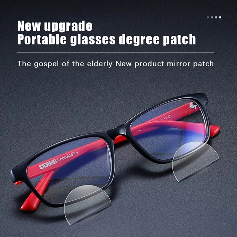 2 قطعة سيليكون السائل ثنائية البؤرة نظارات للقراءة عدسة عصا على العدسات طويل النظر التكبير قابلة لإعادة الاستخدام ثنائية البؤرة خفيفة العدسات #4