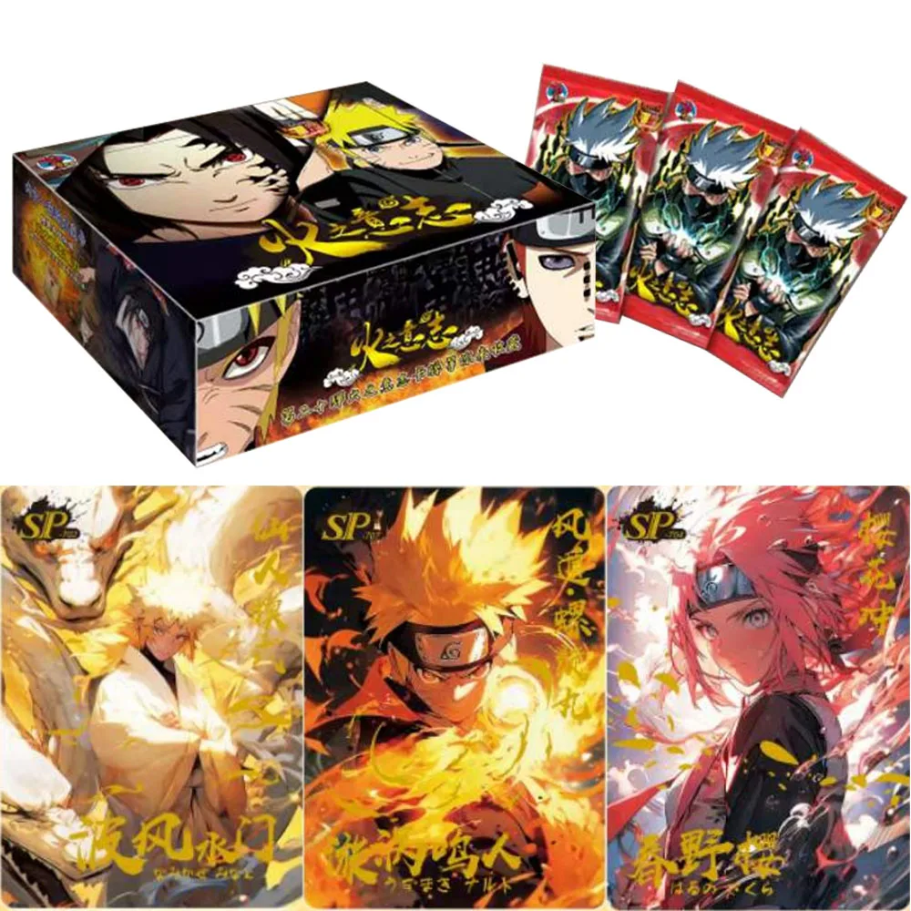 New Naruto Card Dazzling Collector's Edition Rare Flash SSP Card   Brick Flash Naruto Sasuke Collector's Card Toys Gifts