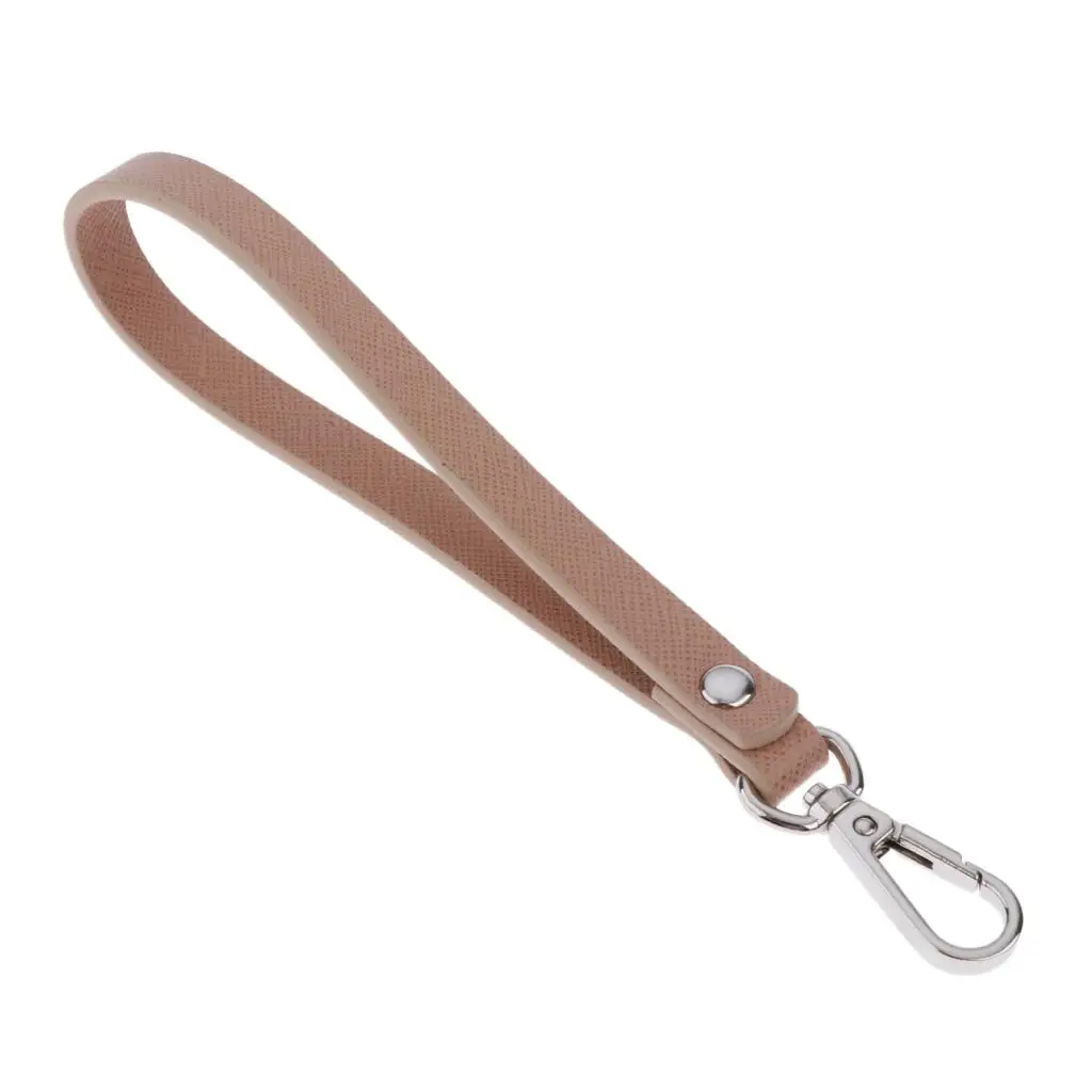 

Replacement Leather Strap for Keychain Wrist Strap with Lock - Khaki
