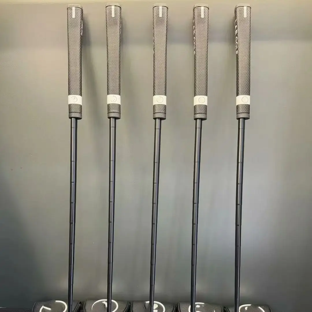 HS كعب محول مضرب الغولف مضرب التوازن مضرب العمود الأسود 33 "34" 35 "أسود الصحافة مسدس 2 درجة Girp مع غطاء رأس #6