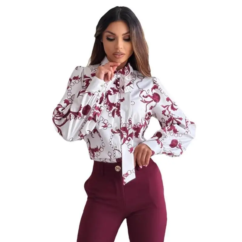 Langer Sve-bedruckter Irt-Polyesterstoff für Damen mit Blumenmuster, reguläre Passform, vielseitiger SLE für die Frühlingssaison