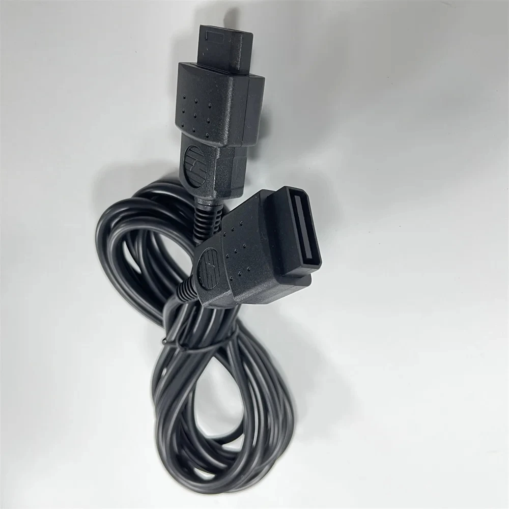 200ชิ้น1.8เมตรสายต่อสําหรับSega Saturnควบคุมสีดํา