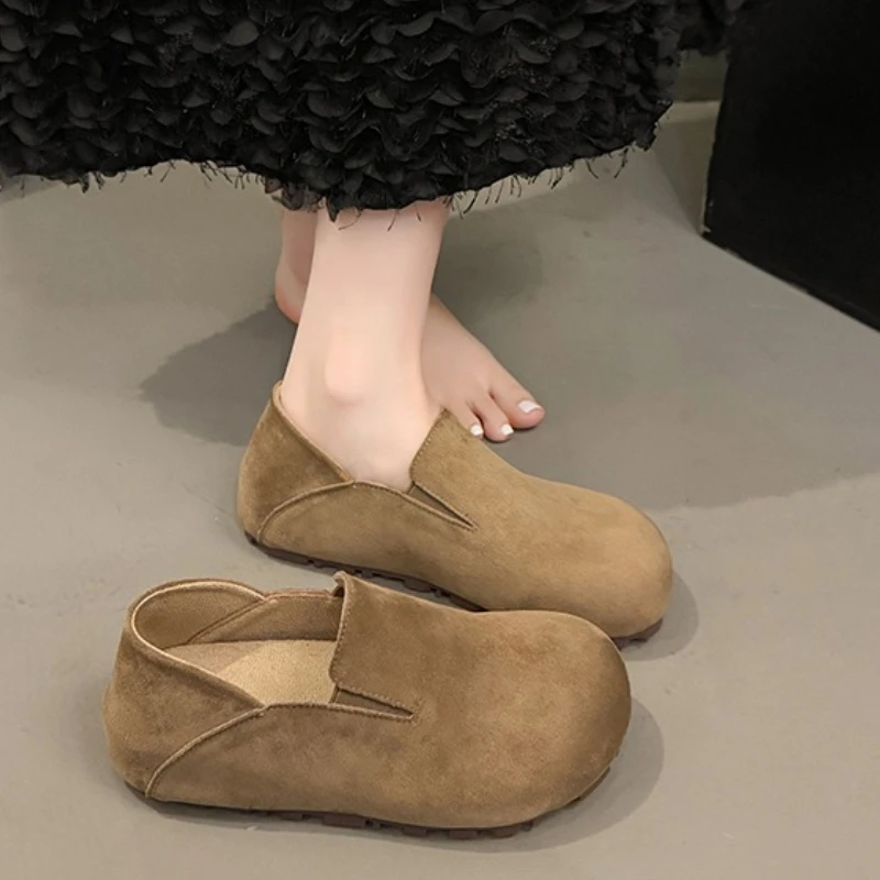 新しいスタイルの女性のファッション女性のカジュアルな通気性のあるシングル快適な耐摩耗性の高品質の売れ筋シングルシューズ