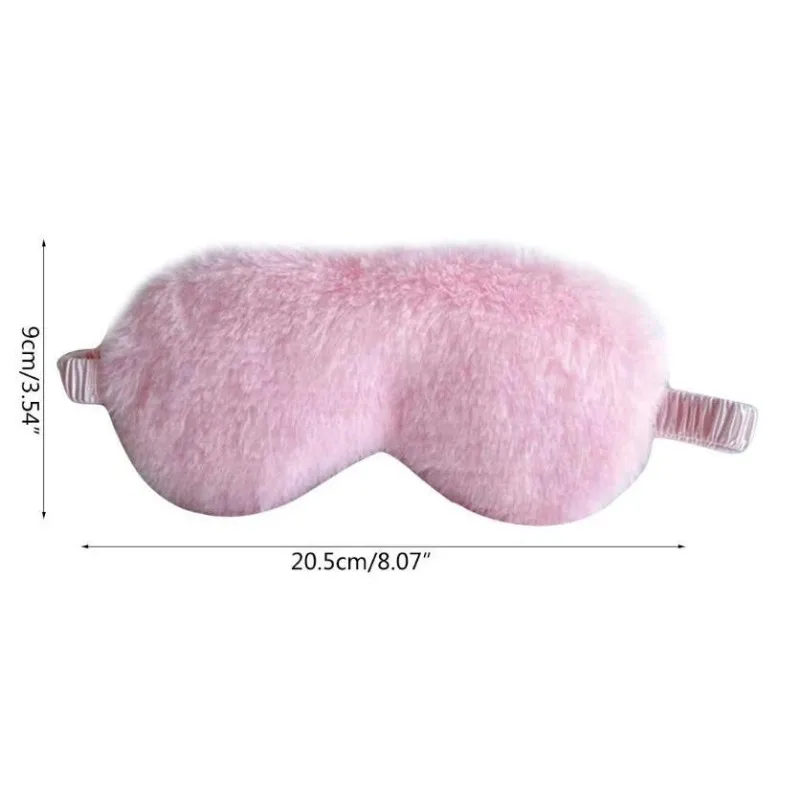 หน้ากากนอน Sleeping Blindfold Soft Plush Eye หน้ากากน่ารัก Love Cloud Eye Cover Plush Mask Eyepatch Nap สุขภาพ Eye Cover