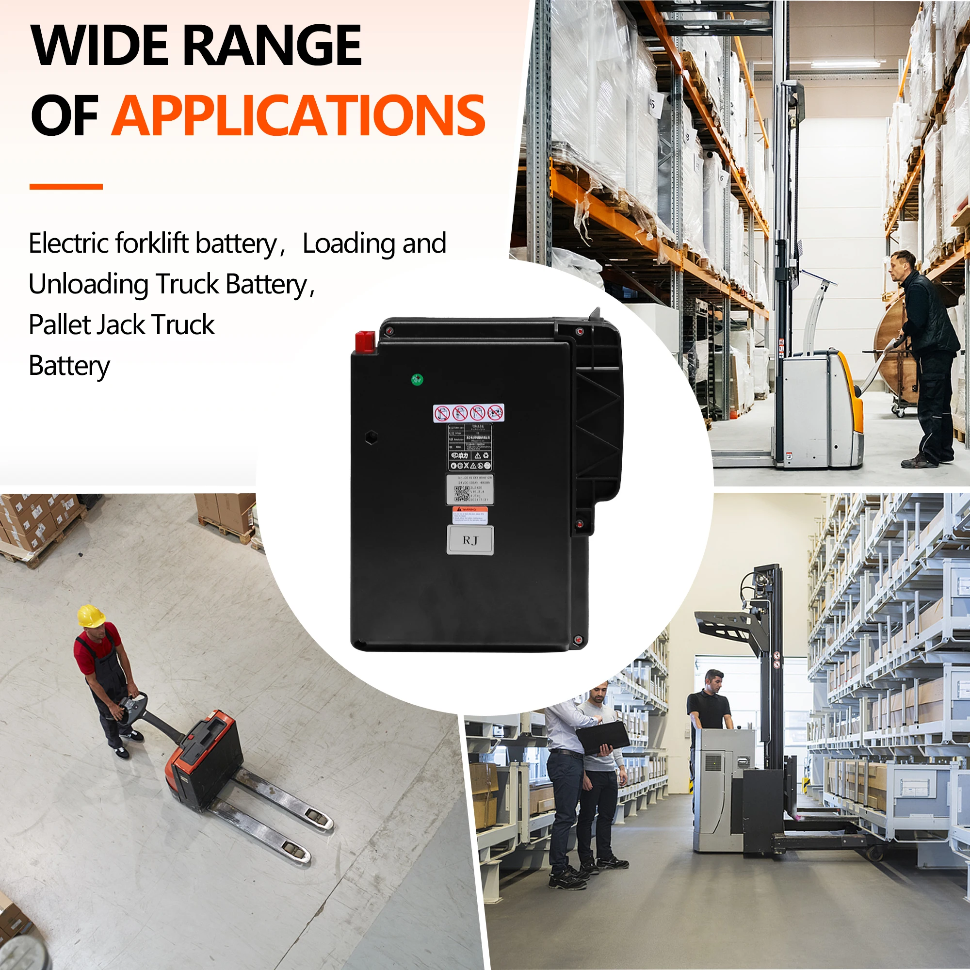 24Volt 20Ah Lithium LiFePO4 Battery For EP F4 F3 Electric Pallet Truck Jack Lithium Battery With
