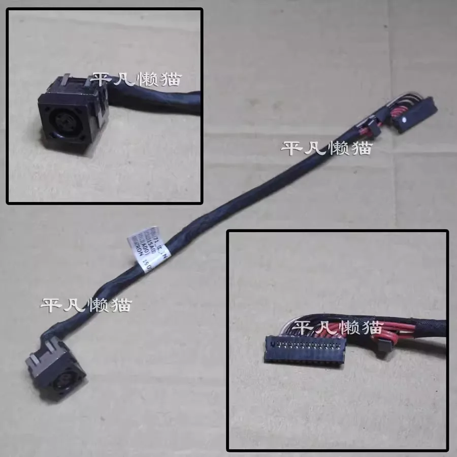 DC Jack Cable for DELL Alienware M17 R2 M15 R2 P79F P41E Power Interface Charging Head 0J60G1 DC301015A00