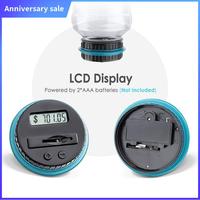 1 PCS Piggy Bank Money Box Jar Coin Money Box Coins Storage Box Jar 1.8L Counter Electronic Digital LCD Counting D