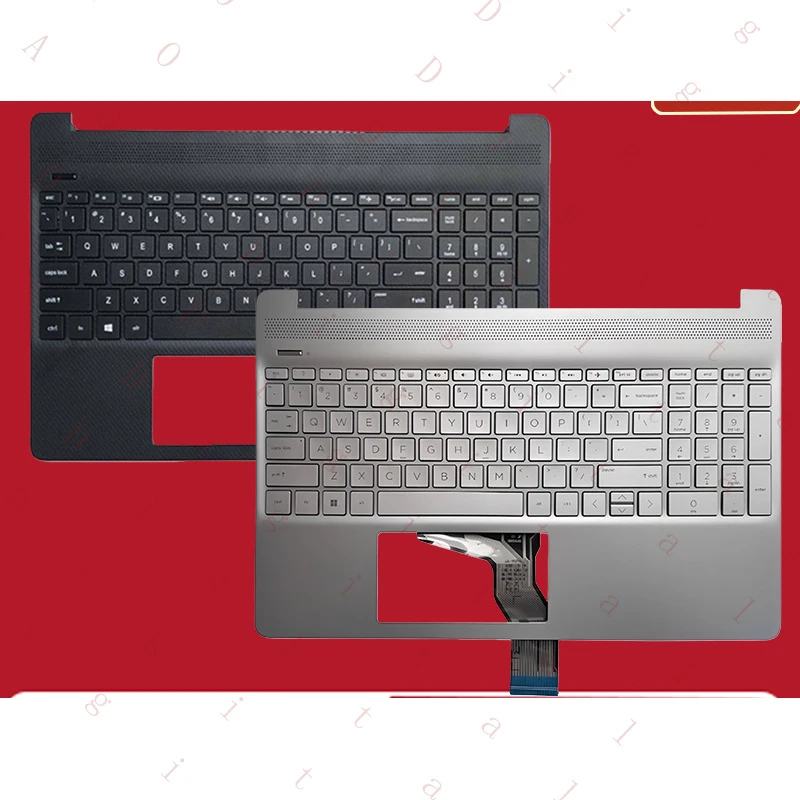YU--   for Hp15-DY 15-EF 15S-EQ ER FR TPN-Q222 Q230 CKeyboard Palm Rest Cover