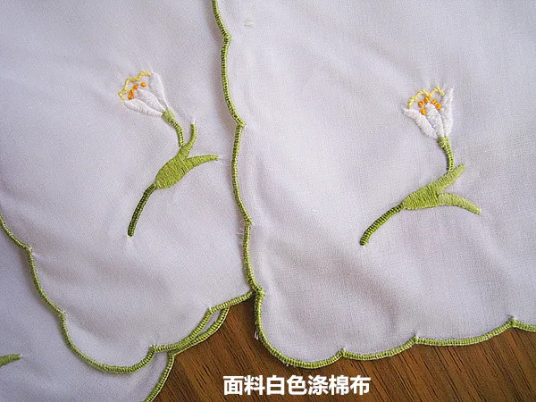 4PCS Handmade Embroidered Cover Scarf Orchid Lock Edge Square Scarf 41X41cm