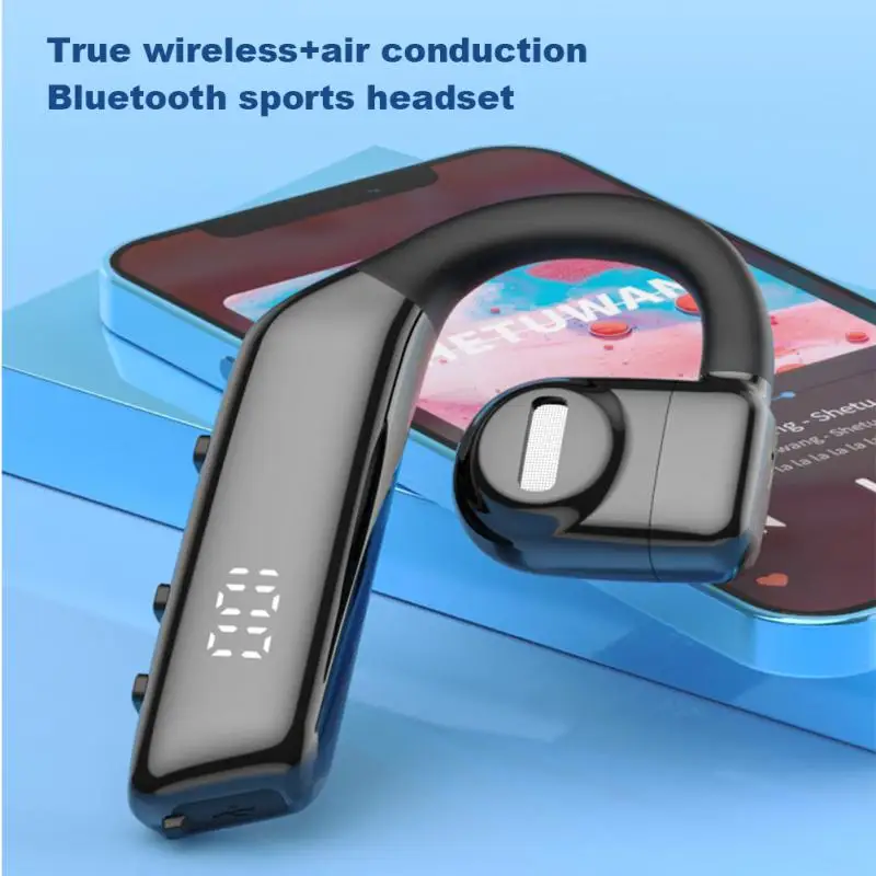 i5 OWS Sports wireless bluetooth headset does not enter the ear air conduction sports battery life noise reduction earphone