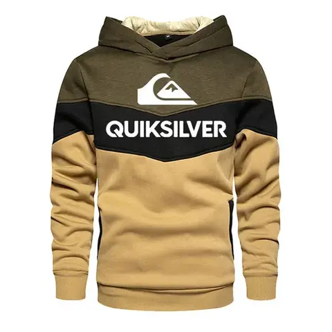 2026 New Men's Hoodie Splicing Outdoor Leisure Sportswear Street Fashion Men's Warm Wool Hoodie Autumn/Winter Coat