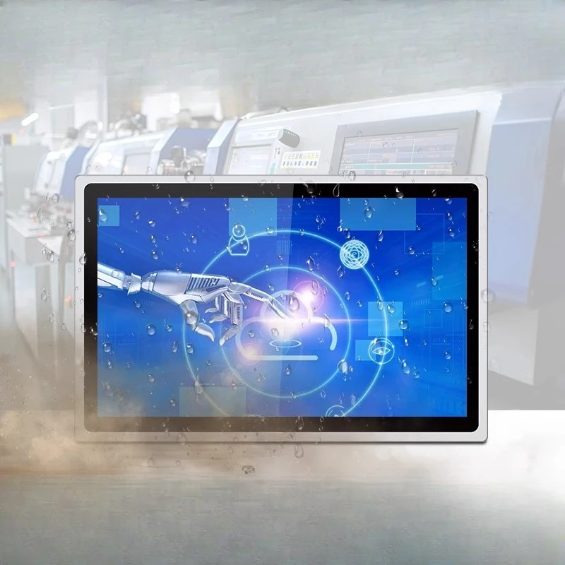 

21.5 inch embedded industrial control all-in-one machine capacitive screen touch touch industrial tablet computer wall hanging