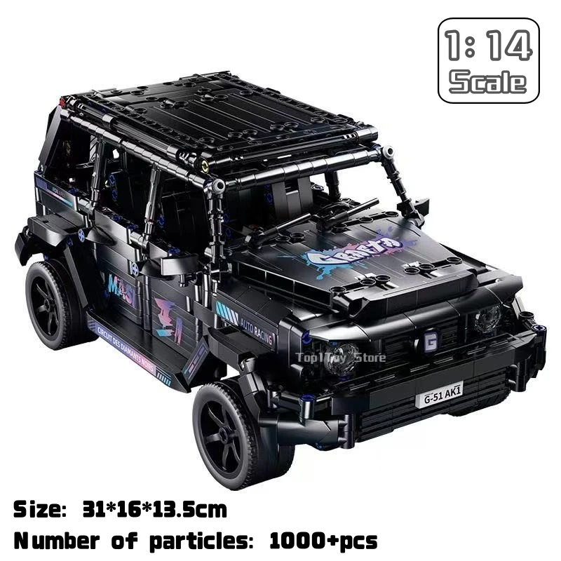 

1000pcs Technical Professional Off Road Car Building Blocks Model Creative City Vehicle Bricks Boy Kids Christmas Gift Set Toys