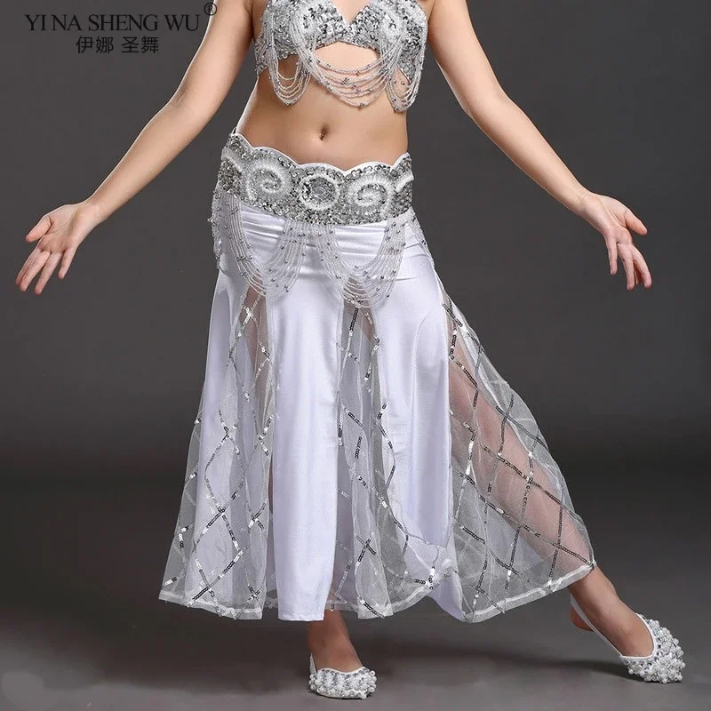 Kids Belly Dance Costume Girls Bellydance Skirt Oriental Dancing Costumes Fish Tail Skirts Belly Dancing Clothes Accessories