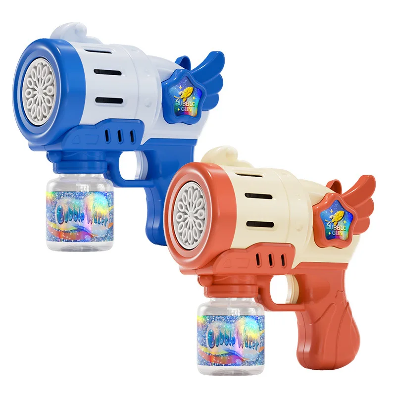 

Children's Star Angel Bubble Machine Toys Electric Cool Bubble Fully Automatic Handheld Bubble Gun Toys