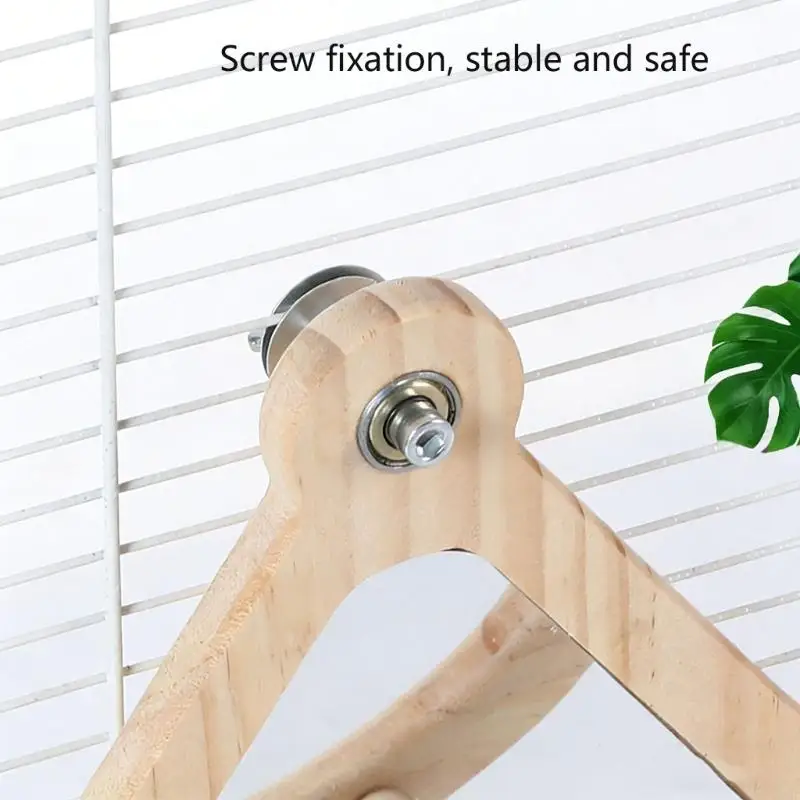 Multifunctional Cage Swing For Birds Promotes Chewing Play Relaxation J0MC