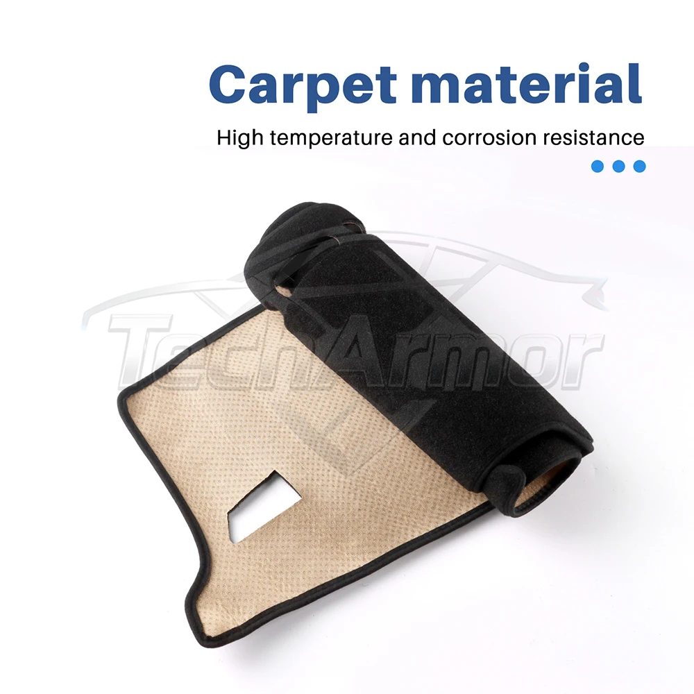 For Toyota Hilux 2015-2024 Dashboard Cover Sunshade Protector Anti Glare UV Protection Pad Car Interior Decoration Accessories