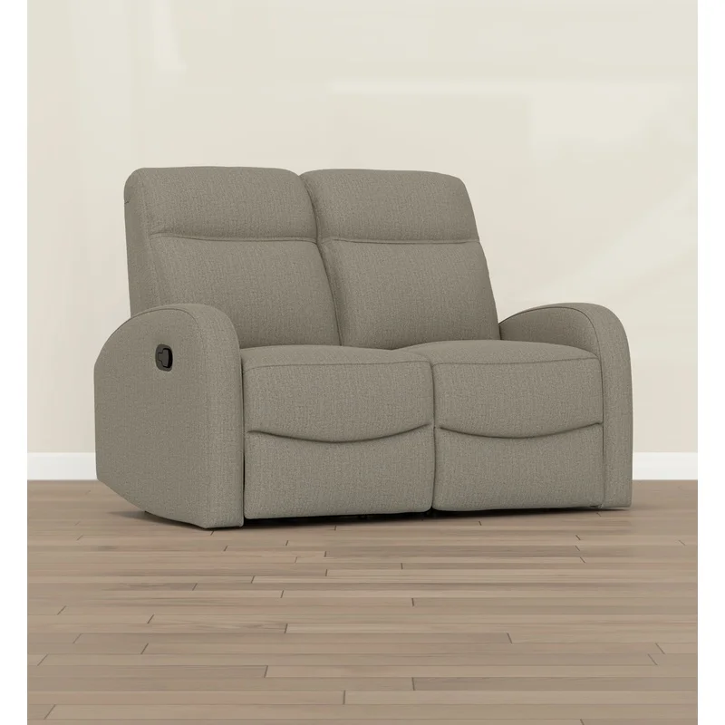 

Beige Reclining Loveseat Sofa