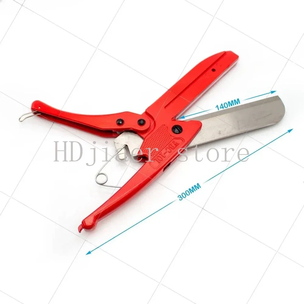 

WBC-10L Manual PVC Trunking Cutter: 100MM Wide Electrician-Specific Plastic Trunking Scissors