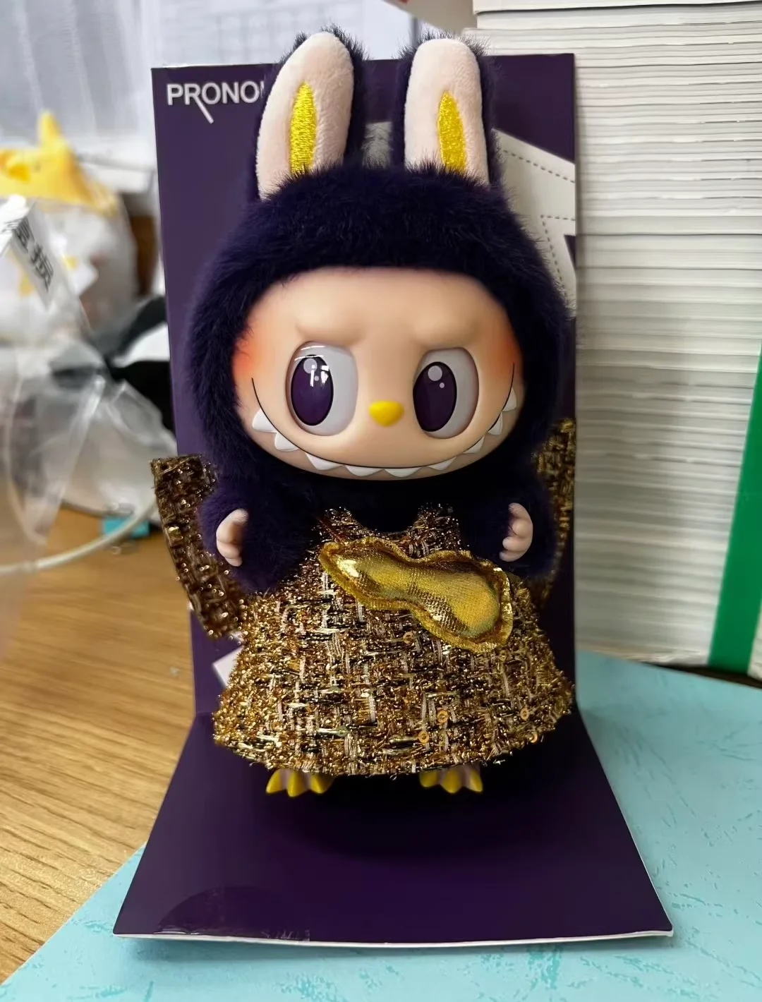 POP MART LABUBU x PRONOUNCE - WINGS OF FORTUNE Milan Plush hanging card