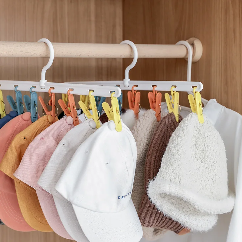 Hats Hanger Socks Storage Organizers Scarf Tie Storage Rack Wardrobe Closet Storage Holder Home Wardrobe Organization