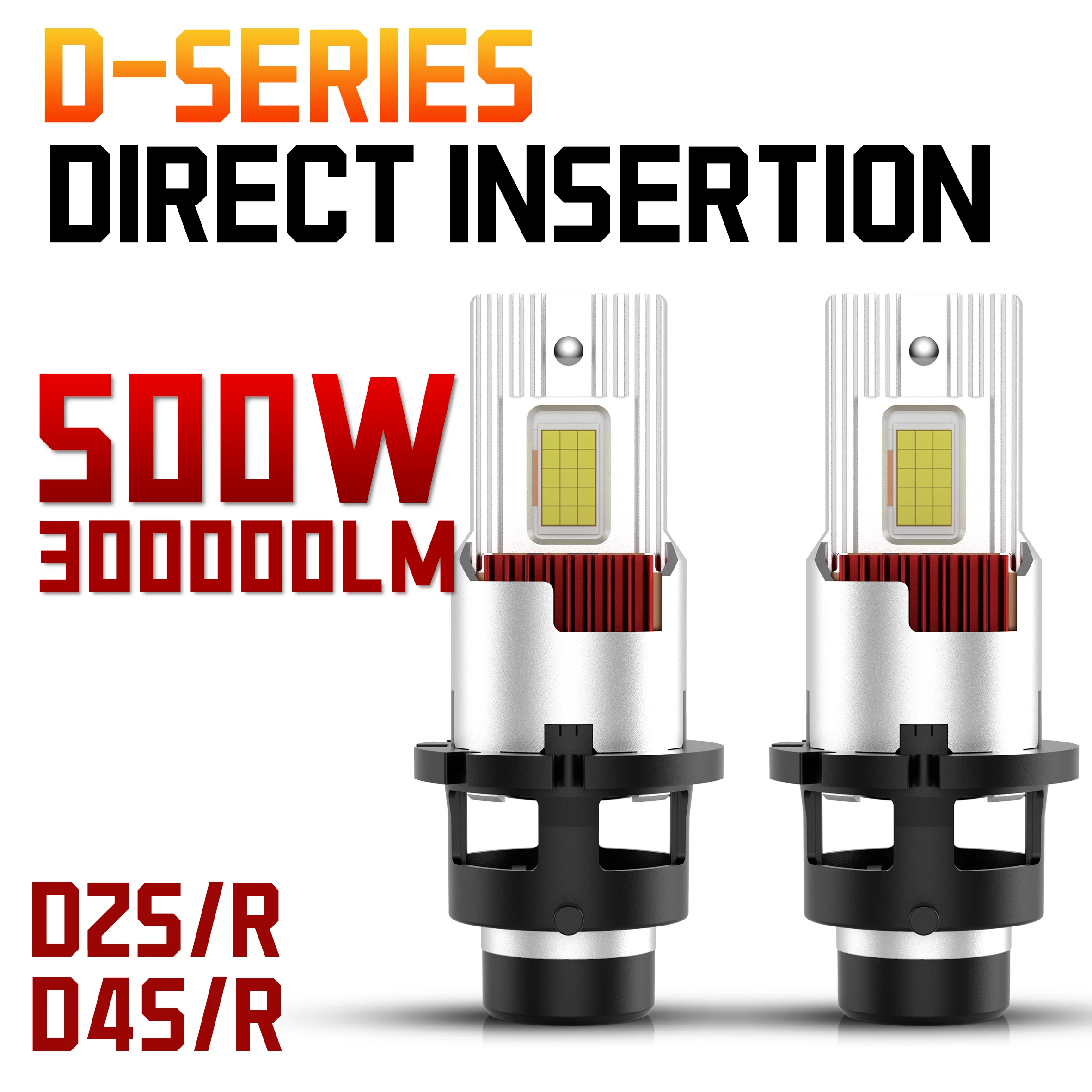 

Автомобильные фары головного света D2S, HID-лампы D4S, D2R, D4R, комплект ксеноновых ламп, 10000 лм, Plug and Play, CSP-чип, турбо-лампа Plug and Play