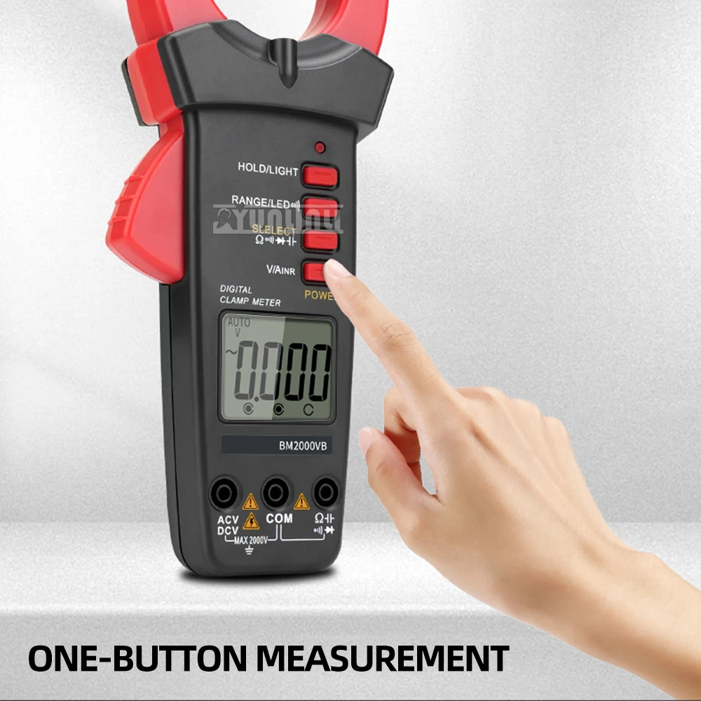 Imagem -04 - Multímetro Universal Clamp ac dc Amperímetro 2kv Shunt Fotovoltaica Bm2000vb 2000a