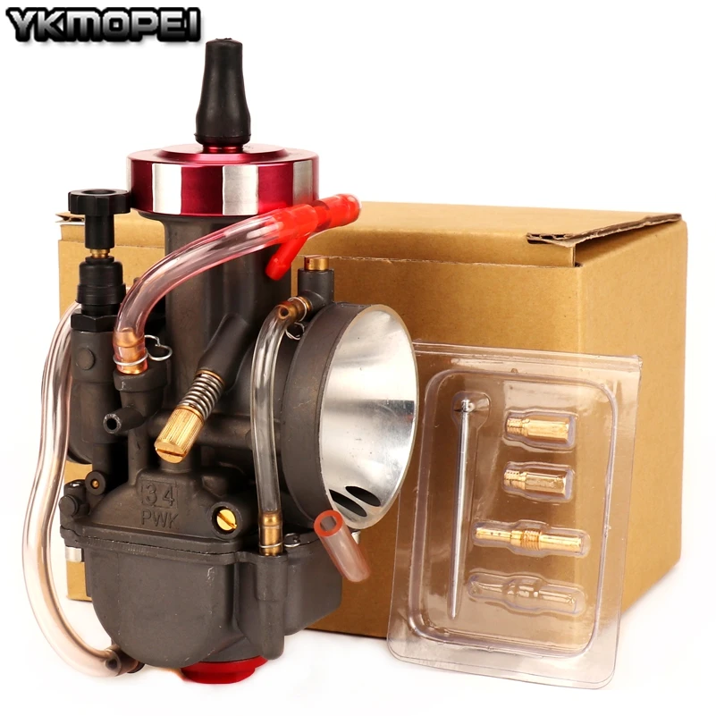 Universal Motorcycle Carburetor PWK28 30 32 34mm Power Jet 4T PWK PE Carburador 125 150cc 200cc 250cc 300 350 Dirt Bike Scooter