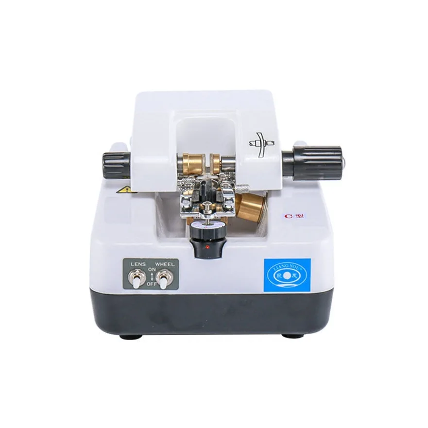 Glass Lens Slotting Machine PC Glass Resin Lens Automatic Slotting Machine Wire Drawing Machine