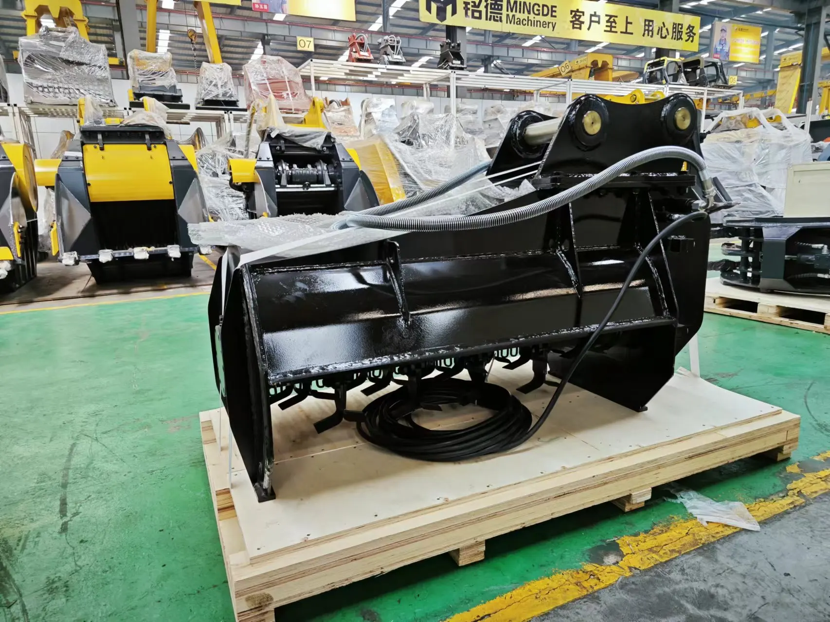 MONDE Neuer Bagger Mulcher Freischneider Holzschneider Baumbrecher Bagger Dreschmäher SBC 70 120 200