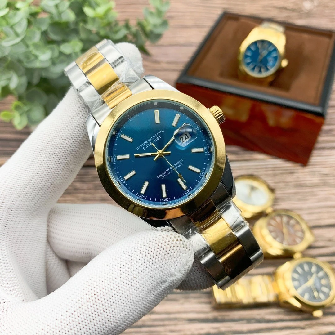 Luxury Designer Brand Watch Men High End Quartz Movement Status Symbol Wristwatch for Successful Businessmen to Enhance Prestige