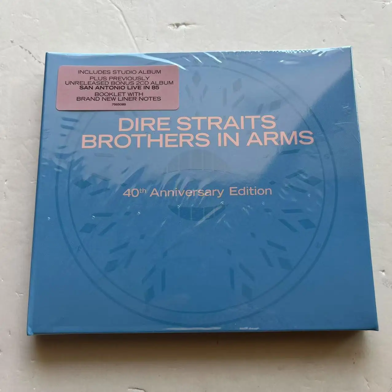 

Dire Straits Mark Knopfler Music CD Brothers In Arms 40th Anniversary Album Why Worry 3pcs Music Record Cosplay Soundtracks Box