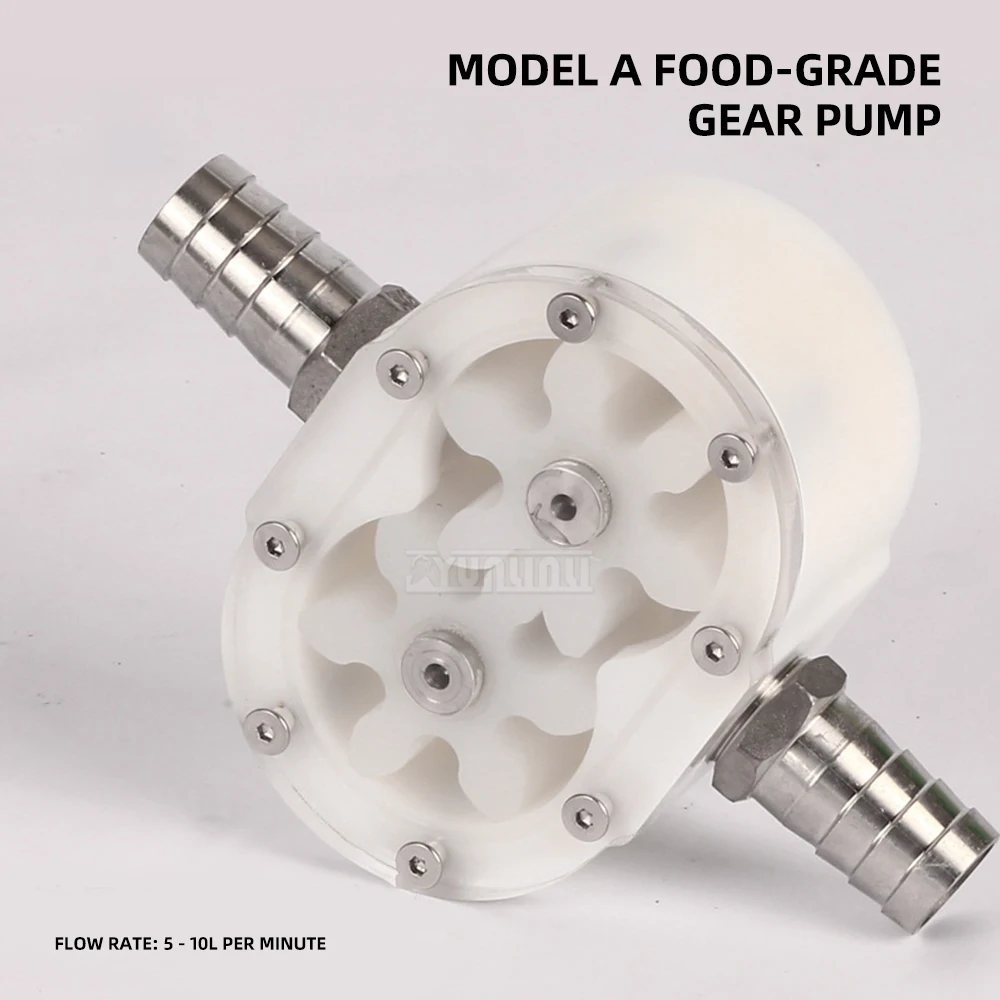 Corrosion-Resistant Accessories Models Food Grade Plastic Gear Pump for Filling Machine  Kitchen & Dining Supplies