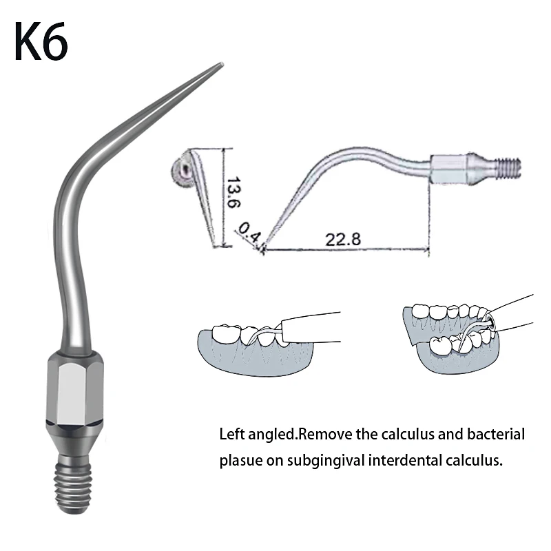 Vvvdental końcówki skalera pneumatycznego ze skalerem powietrznym usuwają kamień dziąsłowy, płytkę nazębną i twarde przedmioty dla akcesoriów