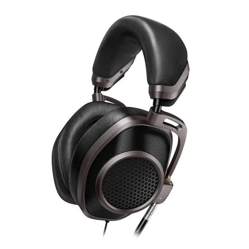Headset wired earphones good sound quality metal retro high-end audiophile stereo headset