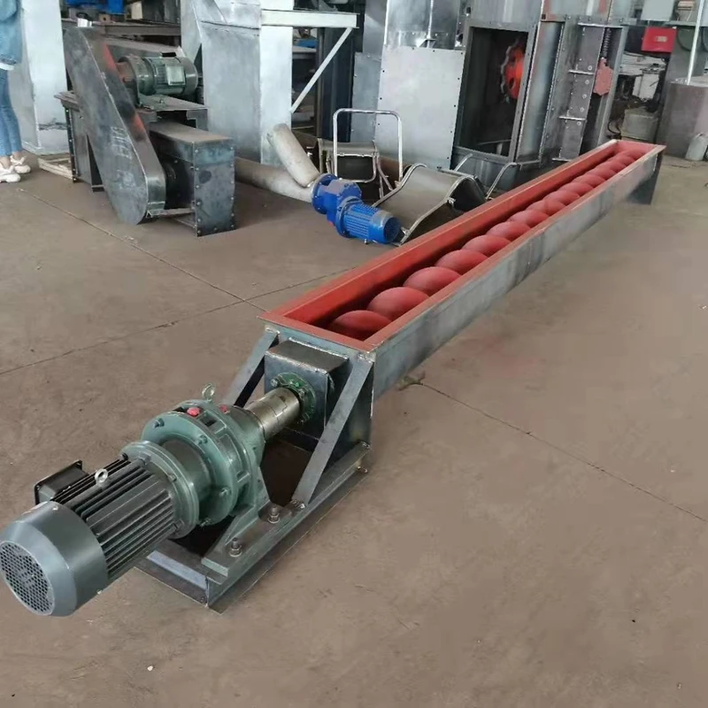 OEM Custom Flexible Screw Conveyors Spiral Auger Conveyor U-type Conveying System