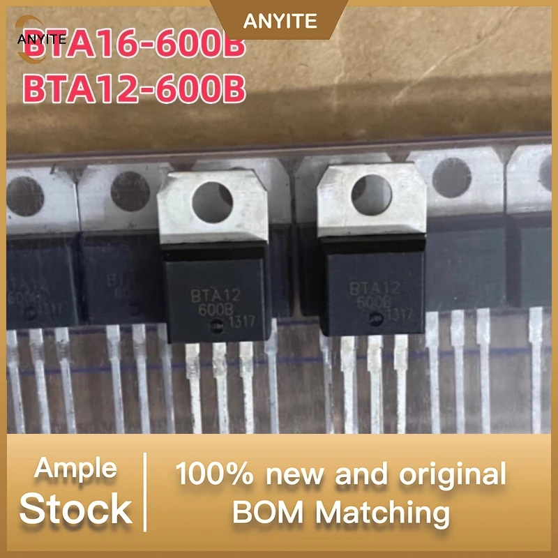 NEW  20PCS/lot   BTA16-600B 100% BTA12-600B  BTA16600B  BTA12600B BTA16-600BRG BTA12-600BRG