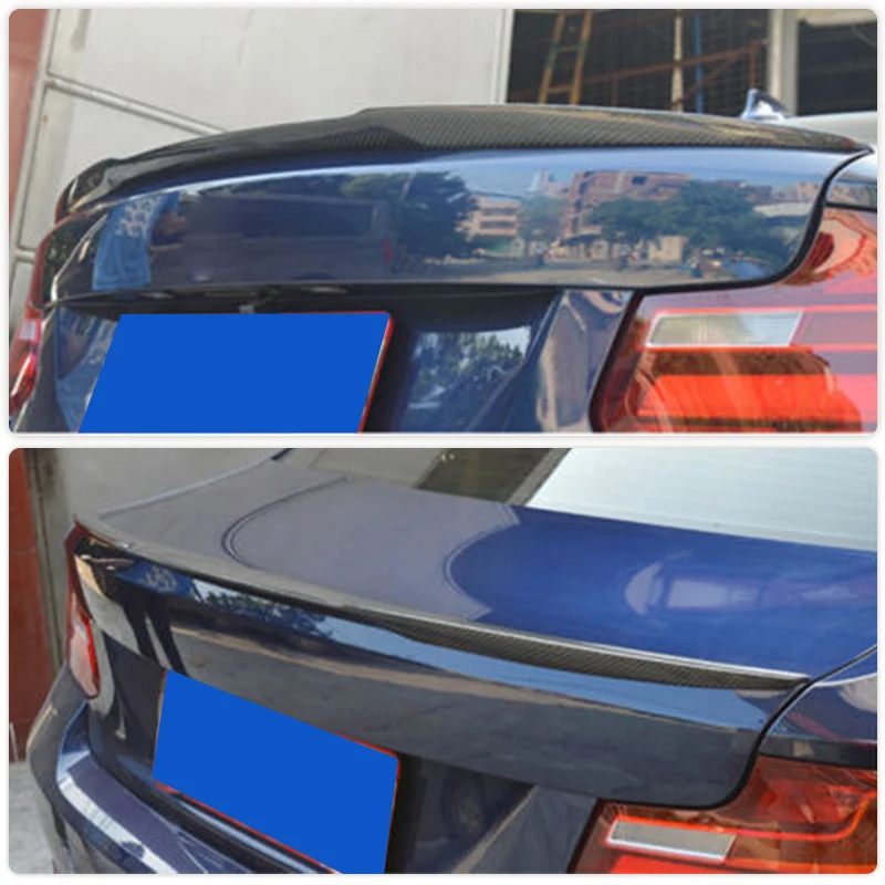

Car Rear Trunk Spoiler Wings for BMW 2 Series F22 F87 M2 220i 228i M235i M240i Coupe 2014-2017 Carbon Fiber Rear Spoiler